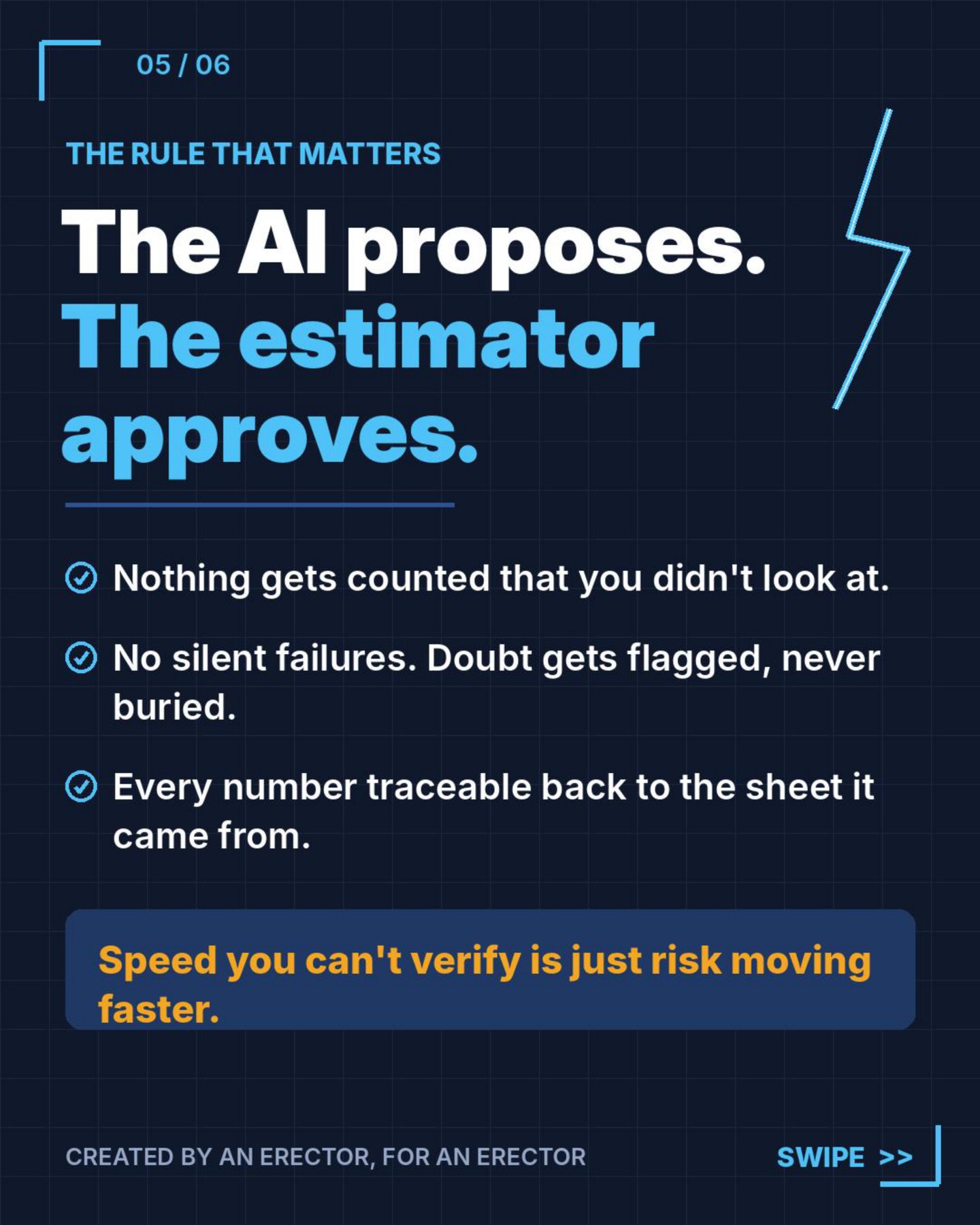 Steel estimating carousel slide 6